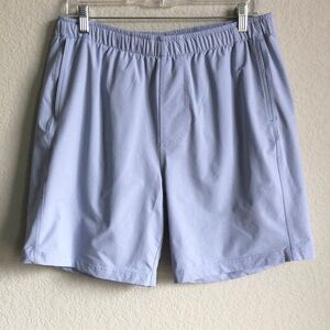 Myles Mens Workout Shorts Light Blue XL